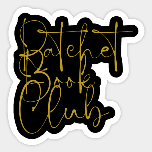 Ratchet Book Club Logo 4 Sticker